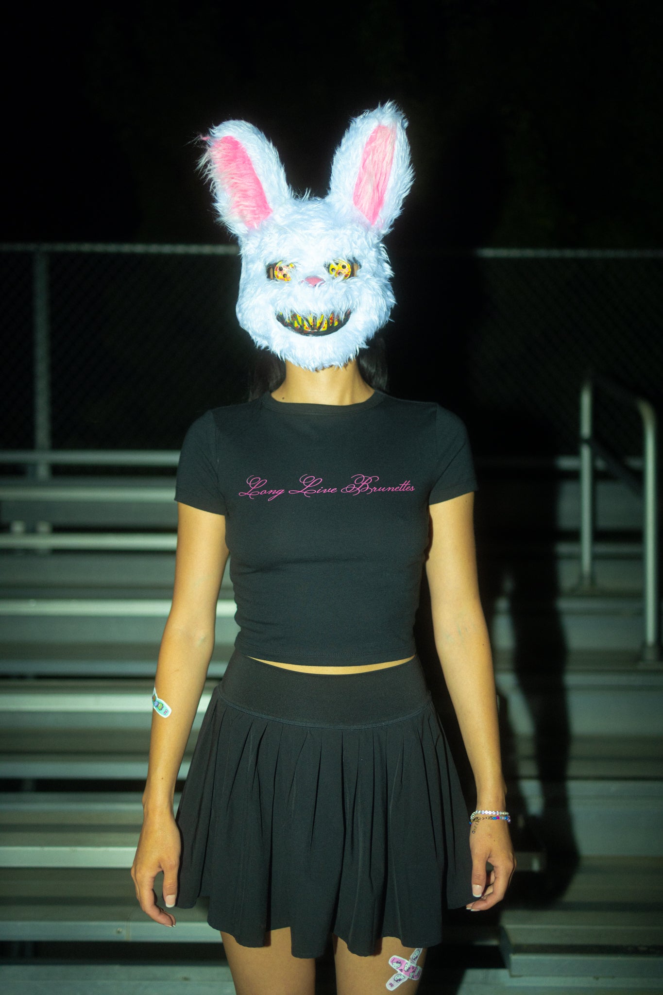 Long Live Brunettes Cropped Tee
