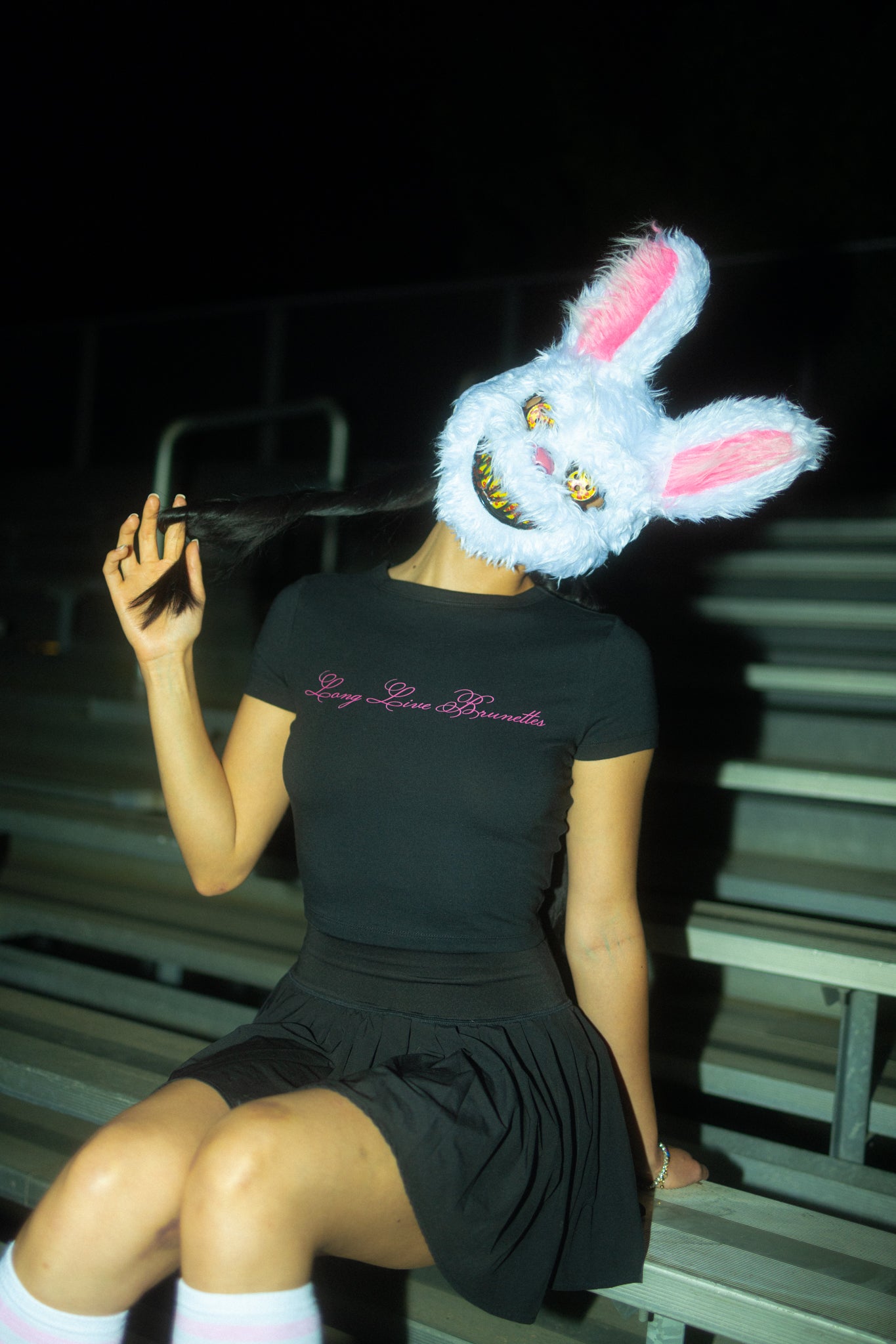 Long Live Brunettes Cropped Tee