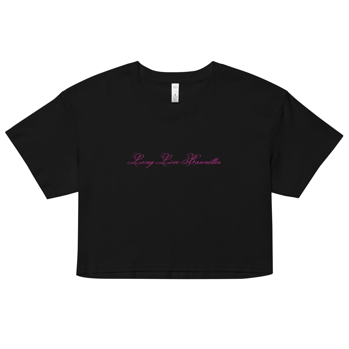 Long Live Brunettes Cropped Tee
