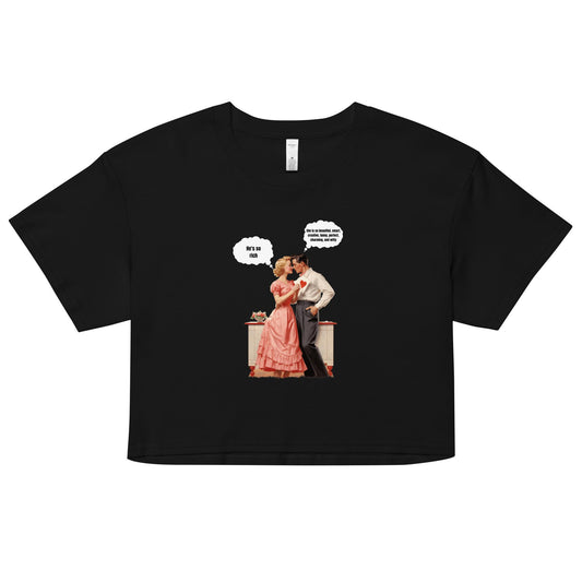He's So Rich Cropped Tee