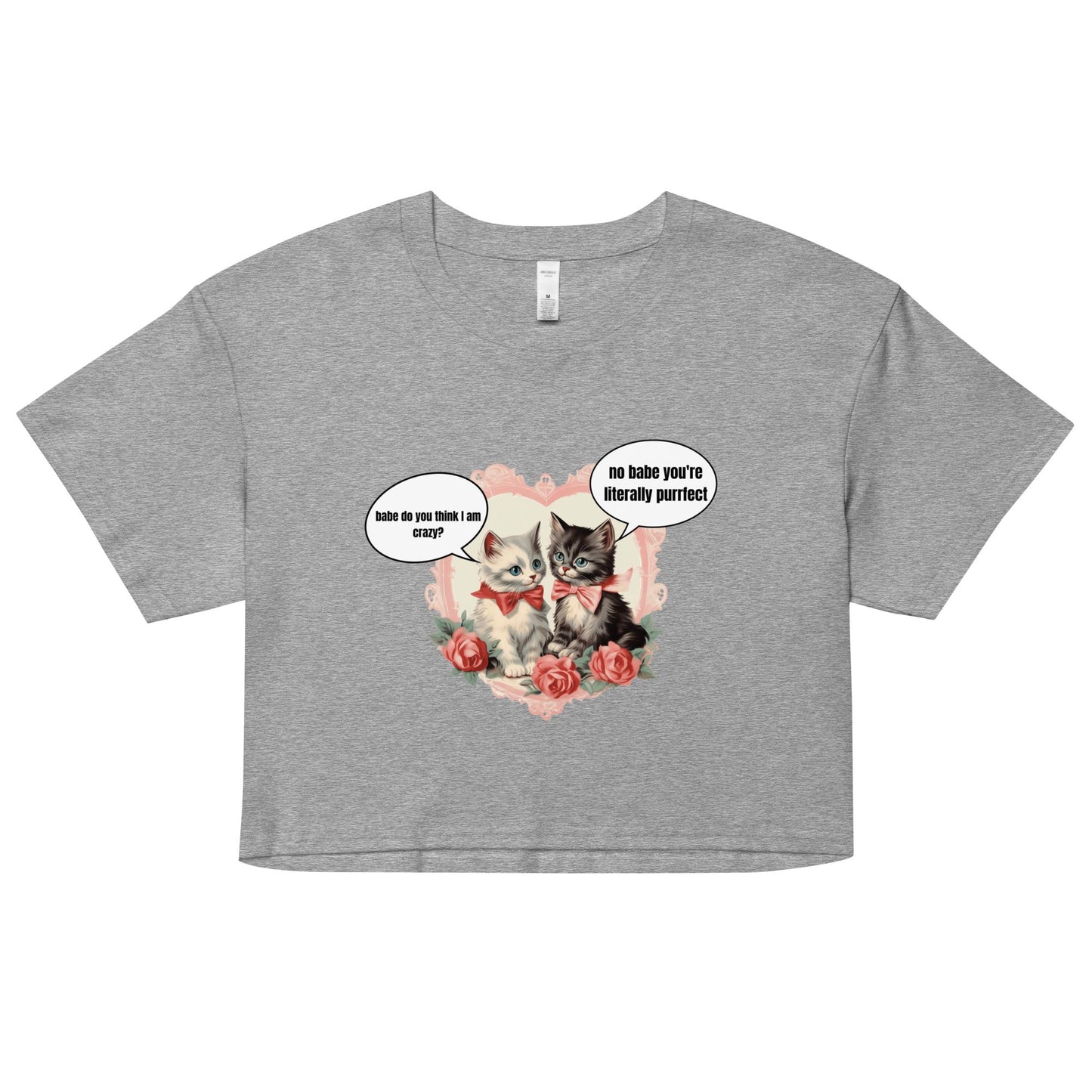 Crazy Kittens Cropped Tee